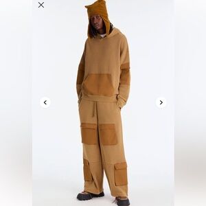 Fashion Nova Men's Brown Cargo Pants